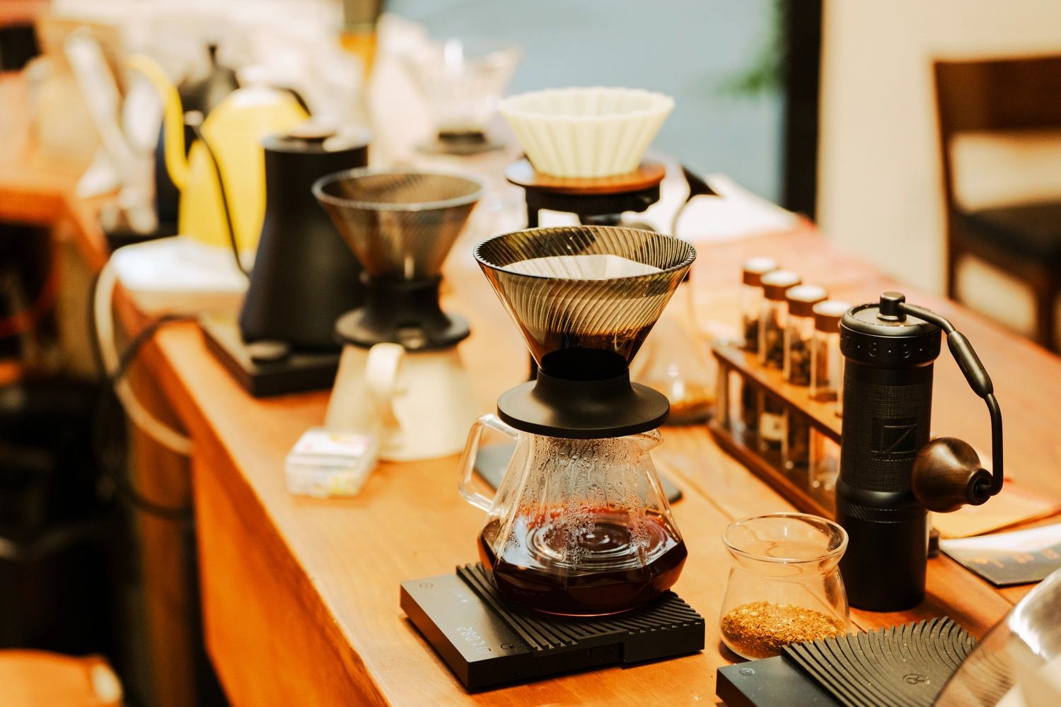 Pour over specialty coffee